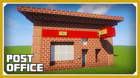 minecraft post txepc|Minecraft: How To Make a Post Office! .